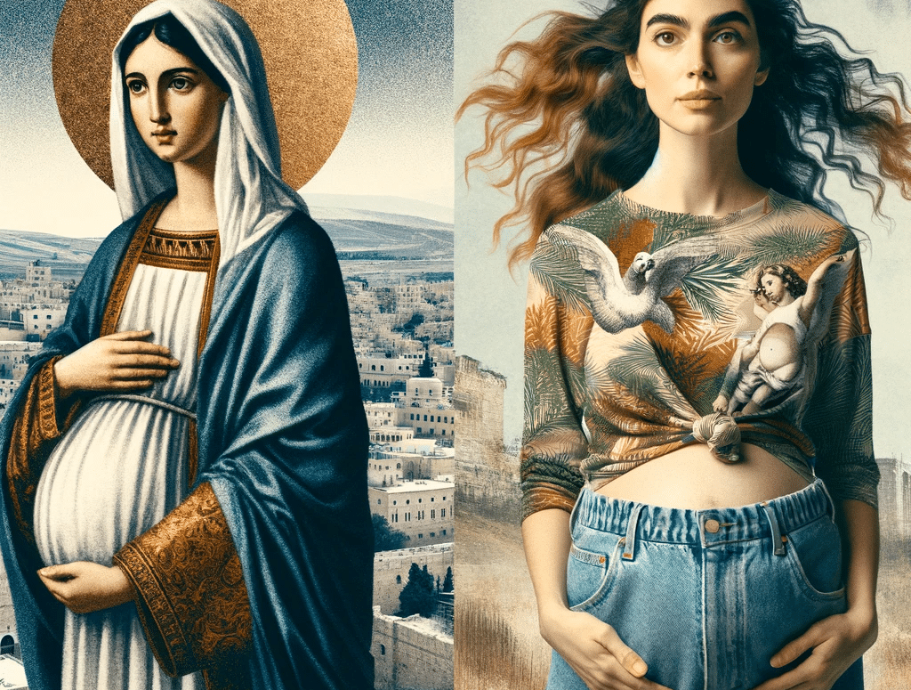 Ancient and Modern Mary in the Advent wind